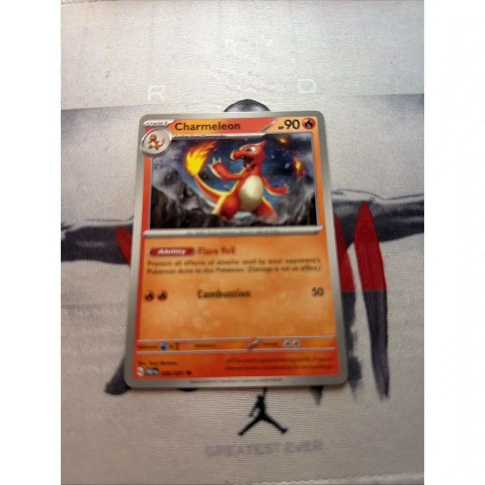Charmeleon - Cosmos Holo - Paldean Fates 008/191 Promo Pokemon Card NM